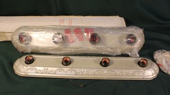 Two 4 Light Wall Fixtures  (363)