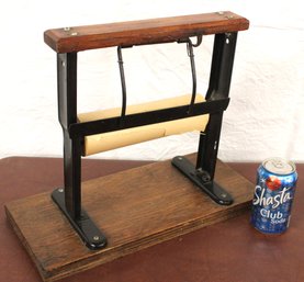 Antique Small Country Store Paper Cutter, Take 9' Roll, 16x7x14'H  (367)