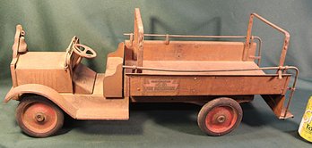Keystone Combo 49 Fire Dept. Truck W/Hood Balloon Tires, 28x8x10H, Original Bell, Steering Wheel Works (36)