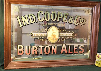 Barton Ales Framed Advertising Mirror, 33x24'H  (370)