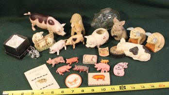 Vintage Collection Of Pig Figures   (370)
