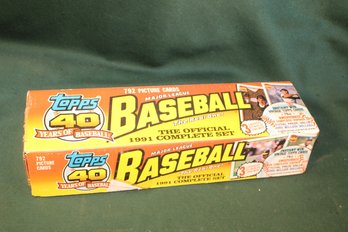 1991 Topps Baseball Trading Cards, 792 Cards  (381)