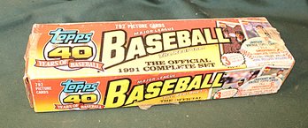 1991 Set Topps Baseball Trading Cards, 792 Cards   (385)