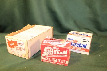 1986 Topps, 1986 Fleer & 991 Leaf Studio Baseball Trading Cards  (388)