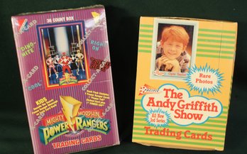 'Power Rangers' (unopened) & 'The Andy Griffith Show' Trading Cards, 1991  (389)