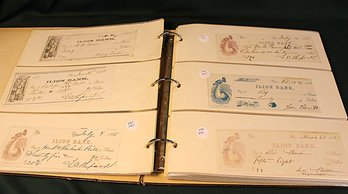 Misc. Cancelled Checks In Binder, 1852-1955, 107 Checks  (391)