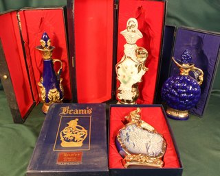 4 Beam Bottles In Fancy Boxes  (392)