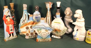 11 Vintage Jim Beam Liquor  Bottles   (395)