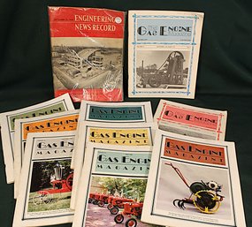 9 Issues Of 'The Gas Engine Magazine' 1978-1998 & 'engineering News Record', 1950   (397)