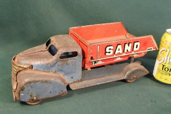 Antique Marx Sand & Gravel Toy Dump Truck, 12'  Long   (39)