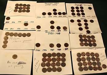 110 US Pennies, 1919-2009   (400)
