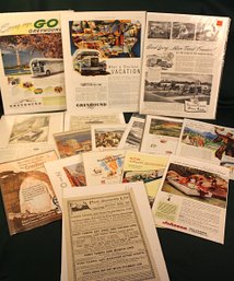 Ephemera: Vintage Transportation Magazine Tear Sheets   (401)