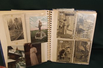 74 Antique Postcards In Album - Early 1900s  (402)