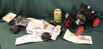 2 Vintage  Beam Liquor Bottle Cars   (403)