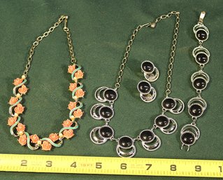 Beautiful Vintage Necklace & Bracelet/necklace/Earring SAG Set   (40)