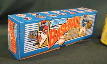Don Russ Baseball Puzzle & Cards, 1989, Mostly Unopened     (410)