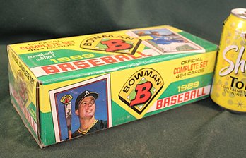 Unopened Bowman 1989 Baseball Trading Cards, 484 Cards   (412)