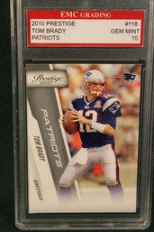 Tom Brady Gem 10 Graded Card, Patriots (Unverified)   (41)