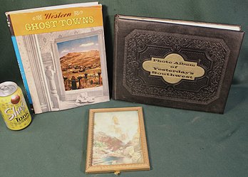 1961 Photo Album Of Southwest (190 Pages), Western Ghost Towns Book & Framed Print 5x7'  (43)