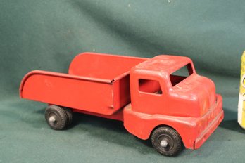 Vintage Structo (?) Pressed Steel Toy Dump Truck, 11' Long   (48)