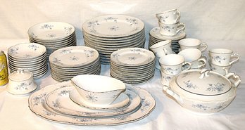 Vintage 'Elegant Lady' Pattern By Seyei, China Dinnerware Set, Over 80 Pieces   (52)