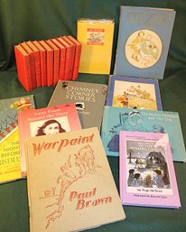 YA Books- 10 Vol 1927 Short Stories, 1929 Robert Louis Stevenson, 1927 Nursery Rhymes, 1925 Stories  (53)