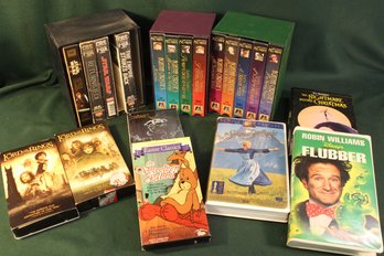 Group Of 20 VHS Tapes - Star Wars, Lord Of The Rings, Agatha Christie, More   (56)