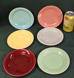 6 Bauer Desert Plates, 6'D   (5)