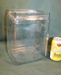 Antique Glass Battery Acid  Container, 7x6x10'H  (62)