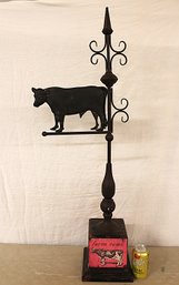 Vintage Cow Decoration, 13x8x40'H  (67)