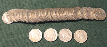 US 40 Buffalo Nickels, 1927-1937  (68)