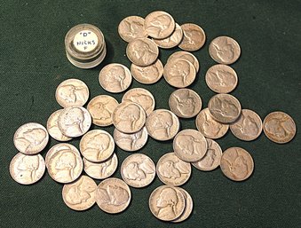58 US 'D' Nickels, 1946D-1962D  (69)