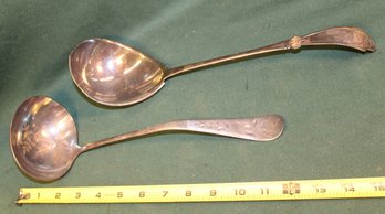Antique Victorian Holmes & Howard And Rogers Ladles, 12 & 13'  (6)