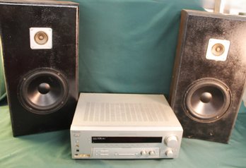 Sony Stereo Receiver, STR-DE995 AM/FM Receiver/amp & Pair Of Santo Med. ADS, 2 Way 8' Speaker Towers(71)