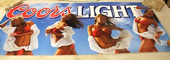 Vintage 4 Coors Light Posters 2@ 39x18 & 2@ 30x17   (74)