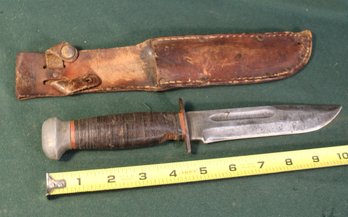 US WWII RH36 Pal Comando Fishing Knife W/Sheaf, 11'  (84)