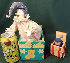 Unique  Handmade Pop Up Clown By Ahokangas, London & Pull String Pop Up Clown By Gschnitzer, Austria   (87)