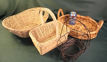 4 Vintage Baskets  (91)