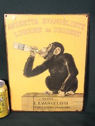 Vintage 10x14' Metal Advertising Sign  (93)