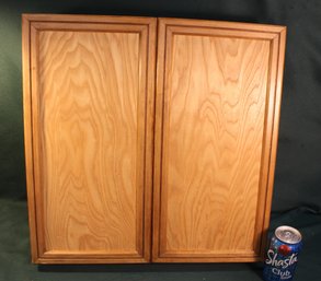 Oak  Sewing Box & Spool Thread Holder, 20x20x4'H  (94)