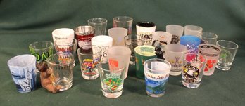 Group Of 26 Souvenir Shot Glasses  (94)