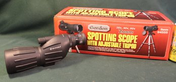 Gordon Spotting Scope W/tripod & Extra Scope By Barska 15-40x50mm   (97)