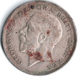 1931 Silver United Kingdom Half Crown Coin KM# 835