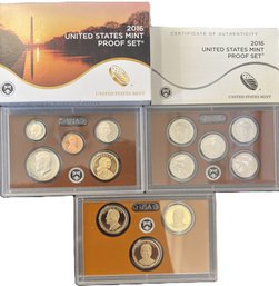 2016 US Proof Coin Set In Original Packaging And COA