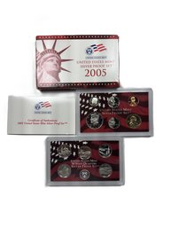 2005 US Silver Proof Coin Set In Original Packaging And COA
