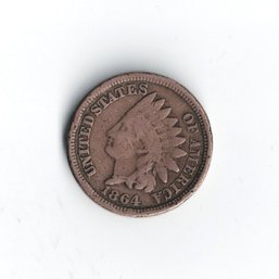 1864 American Indian Head Penny Small Cent Coin