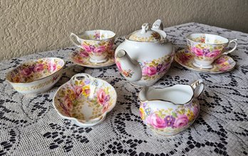 Vintage Royal Albert 'Serena' Bone China Tea For Two