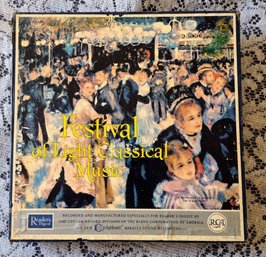Vintage Vinyl Record Box Set 'Festival Of Light Classical Music' ~RCA And Reader's Digest Productions 1960