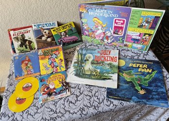 Vintage Children's Books With Records Era: 1970s & 1980s