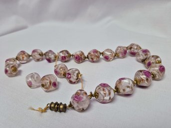 Vintage Venetian Murano Art Glass Necklace